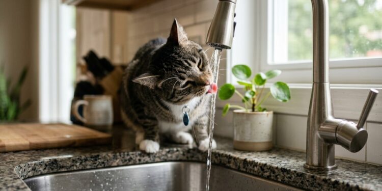 Veterinários alertam: o gato que bebe água da torneira em vez de beber do pote não está sendo fresco, gatos preferem água em movimento porque na natureza água parada tem mais chance de estar contaminada, e a fonte elétrica para gatos reduz problemas renais em até 30% segundo estudos recentes