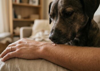 Cães conseguem sentir, pelo cheiro do suor, uma queda de açúcar no sangue do dono antes de qualquer sintoma aparecer, e famílias de diabéticos já treinam o próprio pet para avisar