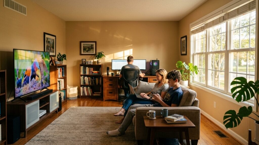 Como calcular quantos BTUs de ar-condicionado o seu cômodo realmente precisa sem depender de vendedor: a fórmula leva em conta área, quantidade de pessoas, janela com sol da tarde, andar do apartamento e número de eletrônicos ligados