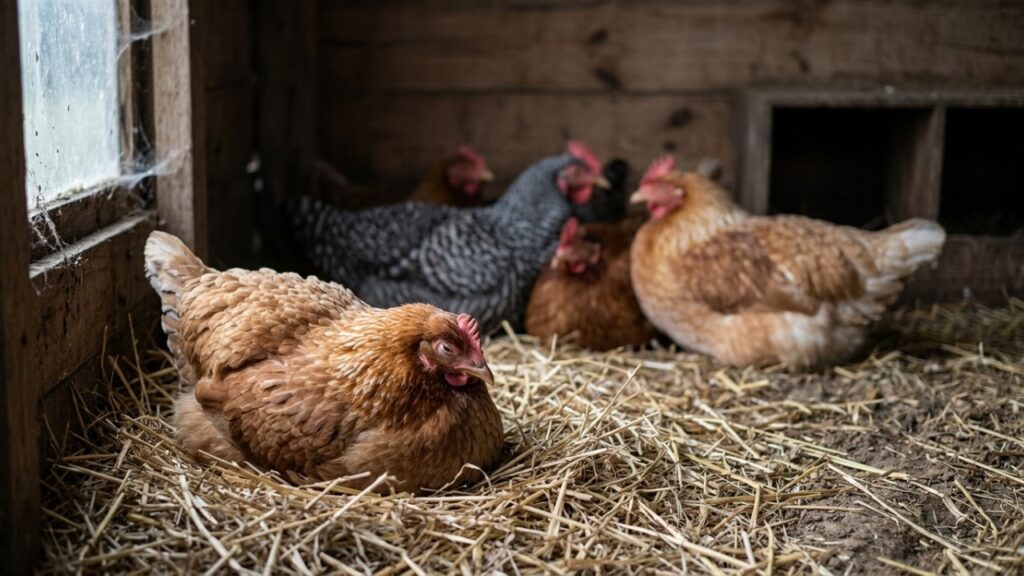 Por que galinhas de quintal param de botar ovo no inverno e voltam na primavera sem que nada mude na alimentação: a explicação envolve uma glândula atrás do olho que mede as horas de luz do dia