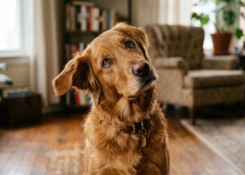 Por que os cachorros inclinam a cabeça quando escutam determinadas palavras ou sons