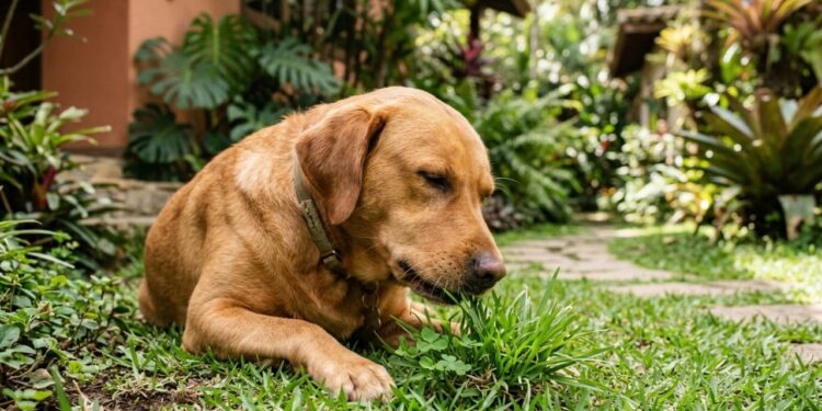 Veterinários concordam: o cachorro que come grama não está com verme, está buscando fibra para aliviar um desconforto gástrico, e forçar o vômito depois piora o quadro, o correto é observar a frequência e só levar ao veterinário se passar de 3 vezes por semana