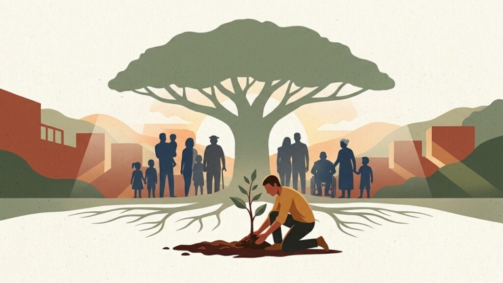 Quem planta tâmaras não come tâmaras", Provérbio árabe: o altruísmo de quem planta sem colher
