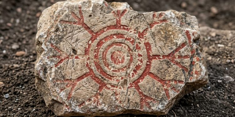 Placa pintada há 4 mil anos sugere que símbolos e ideias viajaram antes da cerâmica durante a grande expansão marítima austronésia