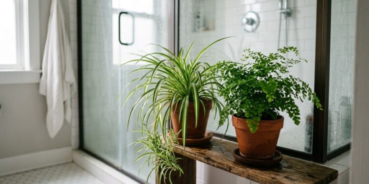 4 plantas que sobrevivem dentro do box do banheiro e ainda ajudam a neutralizar odores