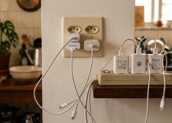 Quanto custa por mês deixar 5 carregadores de celular ligados na tomada sem celular: o consumo individual é irrisório, mas somados a TVs em standby, micro-ondas com relógio e videogame no modo repouso, a conta fantasma pode passar de R$ 40 por mês