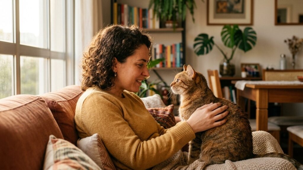 Psicólogos concordam: pessoas que conversam com seus gatos têm maior inteligência emocional e sensibilidade