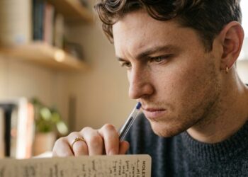 Pessoas que mordem a caneta enquanto pensam são mais analíticas? O que a psicologia realmente sabe sobre esse hábito
