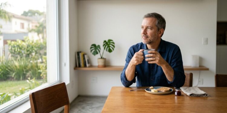 Cientistas confirmam que o hábito de tomar café da manhã devagar e em silêncio antes do celular existir não era falta do que fazer, era o único momento do dia em que o cérebro fazia uma limpeza emocional que hoje a gente pula sem perceber