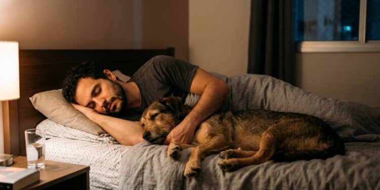 Por que os cães escolhem dormir perto de seus donos?