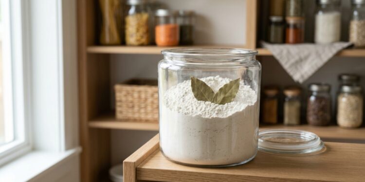 Por que colocar folhas de louro dentro do pote de farinha pode fazer diferença no armazenamento
