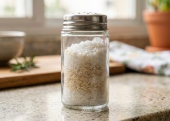 Colocar uma colher de arroz cru dentro do saleiro: qual a função e quando esse truque realmente ajuda