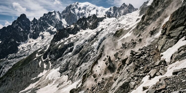 Verão de 2026 muda o Mont Blanc: 2 refúgios fecham por risco de queda de pedras e túnel de gelo a 3.842 m é desmontado