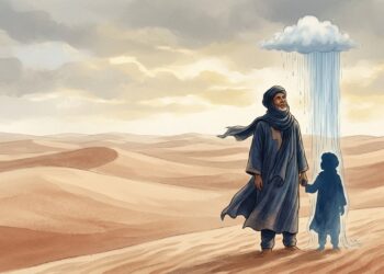 Provérbio tuaregue do dia: "O filho é a chuva do pai", a metáfora do deserto sobre a alegria que sustenta mesmo quem atravessa a seca mais longa