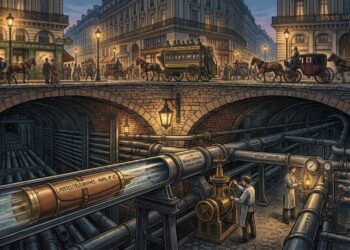 Paris teve uma “internet” subterrânea em 1866, e a rede de tubos chegou a impressionantes 427 km