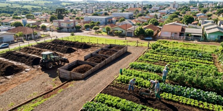 A cidade paranaense onde o lixo orgânico de 50 mil moradores vira adubo que abastece as hortas da merenda escolar, o caminhão do lixo toca uma música diferente do reciclável, e o morador que separa errado recebe um bilhete educativo no portão em vez de multa