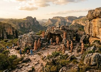 Cidade de pedra no sertão mineiro guarda o maior presépio natural a céu aberto do mundo