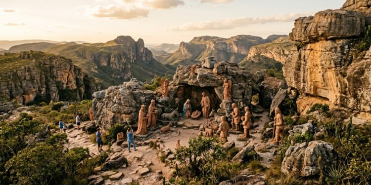 Cidade de pedra no sertão mineiro guarda o maior presépio natural a céu aberto do mundo