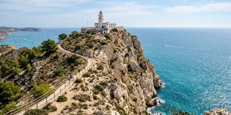 A rota de uma cidade no sul da Espanha que contorna paredões e dunas entre um farol-museu, enseadas cristalinas e antigas minas