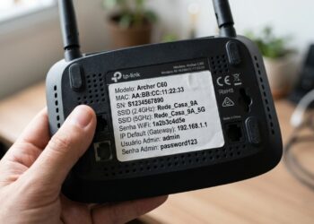 O que significa o número escondido na etiqueta do roteador Wi-Fi e por que pode dobrar a velocidade da sua internet