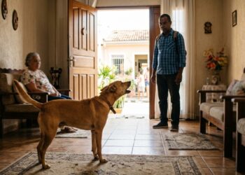 O sinal que muitos interpretam errado quando o cachorro late para visitas
