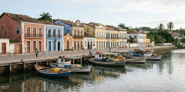 Barcos deixam este município histórico e passam até cinco horas navegando para chegar ao primeiro parque nacional marinho do Brasil, onde o turista mergulha entre formações de coral únicas e encontra baleias-jubarte durante parte do ano