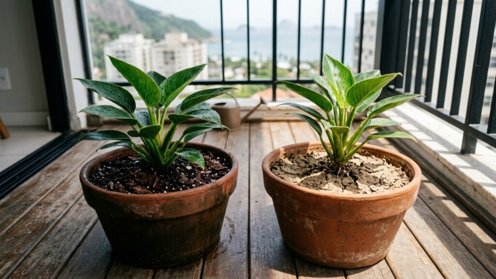 Um erro que apodrece a raiz: qual a quantidade certa de água para cada tipo de planta em vaso?