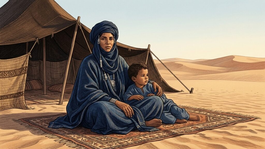 Provérbio tuaregue do dia: "O filho é a chuva do pai", a metáfora do deserto sobre a alegria que sustenta mesmo quem atravessa a seca mais longa