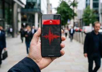 Milhões de celulares Android trabalham como pequenos sismógrafos e podem avisar sobre um terremoto antes da tremedeira mais forte