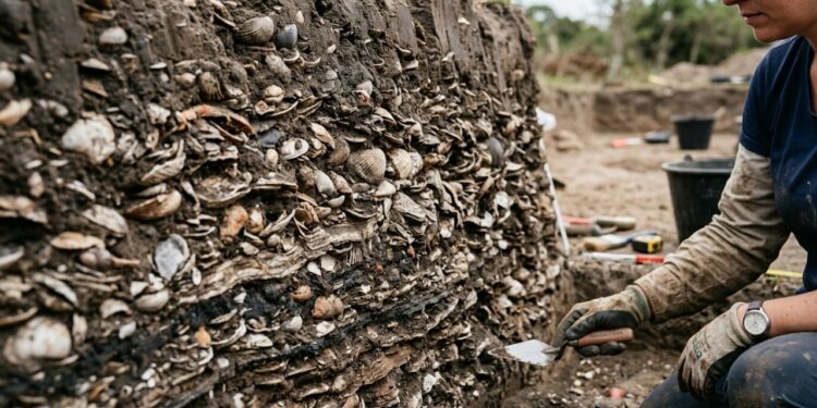 Cerca de cem sítios arqueológicos estão registrados dentro de um único município costeiro, muitos deles formados por enormes montes de conchas deixados por populações que viveram no litoral milhares de anos antes da chegada dos portugueses