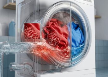 O hábito de lavar roupa com água quente para “matar bactérias” pode desgastar tecidos e aumentar a liberação de microfibras