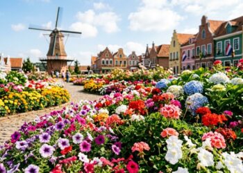 A pequena cidade que transformou flores e herança holandesa em identidade urbana, preserva essa cultura nas fachadas e na gastronomia e em 2026 entrou na disputa das melhores vilas turísticas do mundo