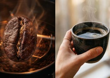 O café que o brasileiro toma de manhã passa por uma reação química chamada Maillard durante a torra que é a mesma que acontece quando a carne sela na frigideira e o pão doura no forno