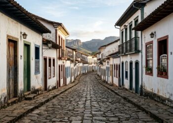 Uma das primeiras cidades planejadas do Brasil fica a 1.200 metros de altitude, preserva casarões coloniais e há mais de 300 anos apaga parte das luzes para uma procissão iluminada por lanternas tomar suas ruas históricas