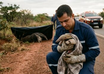 Filhote de tamanduá-mirim foi encontrado ao lado da mãe morta por atropelamento, passou meses em reabilitação e conseguiu voltar à natureza em Minas Gerais