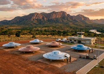 A cidade de Mato Grosso que criou por lei um aeroporto para discos voadores, reservou 2,2 mil metros para receber OVNIs e transformou a ufologia em uma atração turística oficial