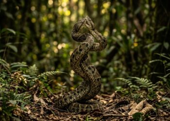 A dança das serpentes nem sempre é acasalamento e pode esconder uma disputa entre machos