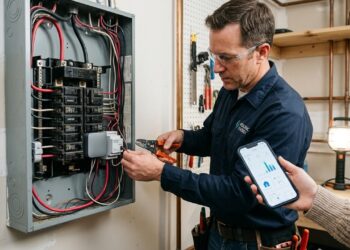 Quadros elétricos inteligentes com sensores compactos aumentam segurança e evitam sobrecargas graves - Imagem criada por inteligência artificial (ChatGPT / Olhar Digital)