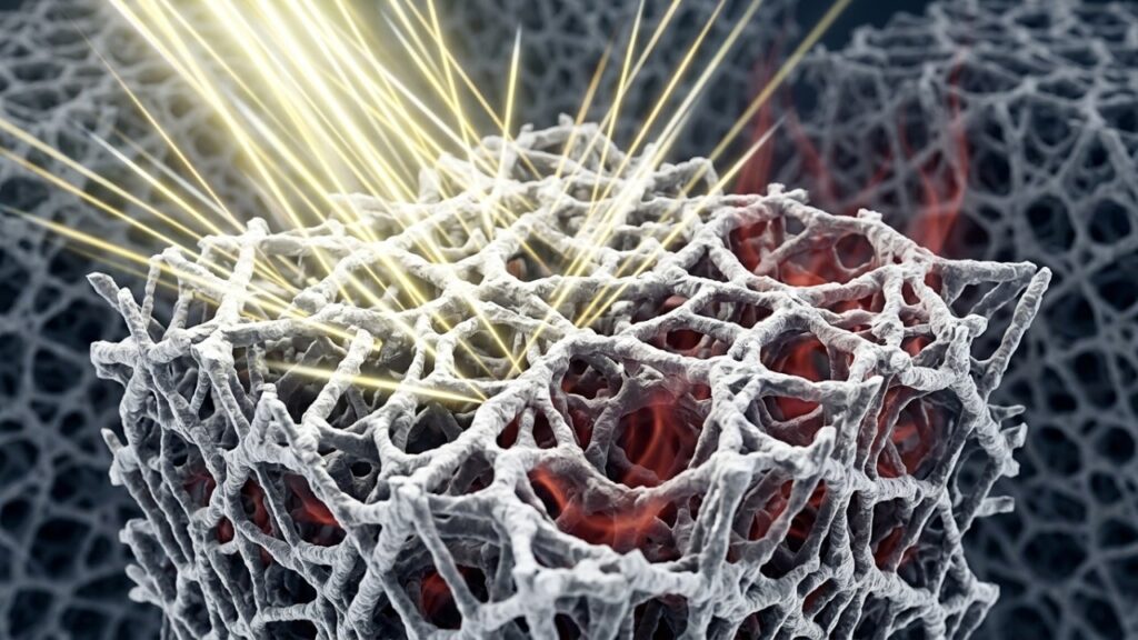 Nanomaterial do CSIC fica até 12,9 °C mais frio sob o Sol sem gastar eletricidade