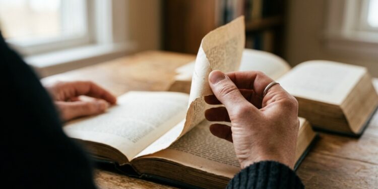 O detalhe das páginas físicas que muda como o cérebro acompanha uma história