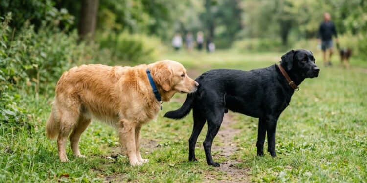 Por que os cachorros cheiram as partes intimas dos outros?