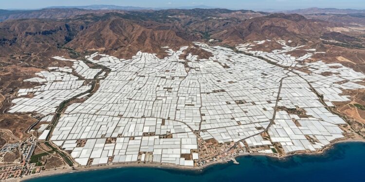 A Grande Muralha da China não é visível do espaço a olho nu, mas existe uma construção humana que é: os estufas de Almería, na Espanha, cobrem uma área tão grande com plástico branco que aparecem nas fotos da NASA, e de lá saem os tomates e pepinos que abastecem metade da Europa graças a um sistema que um agricultor copiou de uma estufa de flores holandesa nos anos 1960