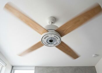 Por que o ventilador de teto pode parecer mais fraco mesmo girando normalmente