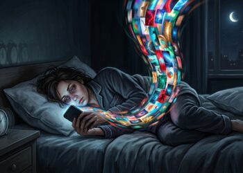 Por que passamos minutos rolando o celular antes de dormir mesmo sabendo que isso pode atrasar o sono, segundo a ciência
