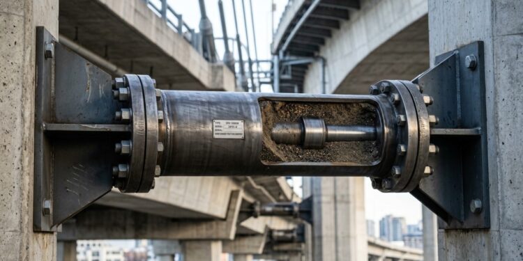 Engenheiros testam amortecedor que troca óleo por areia e pode proteger prédios e pontes por um custo menor