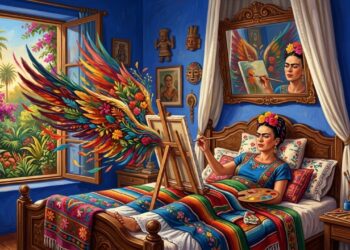 Frida Kahlo, a pintora que criou suas obras mais famosas deitada numa cama com o corpo destruído: "Pés, para que os quero, se tenho asas para voar”