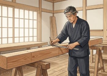Provérbio japonês que pedreiros e marceneiros repetem sem saber a origem: "Meça duas vezes, corte uma só", a frase que nasceu entre carpinteiros do período Edo que construíam templos sem usar um único prego e que virou lema de precisão no Japão inteiro