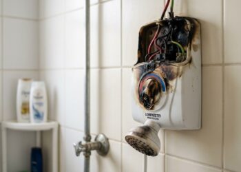 Um erro que queima o chuveiro: qual a posição certa da chave verão/inverno e por que trocar errado derrete a resistência?
