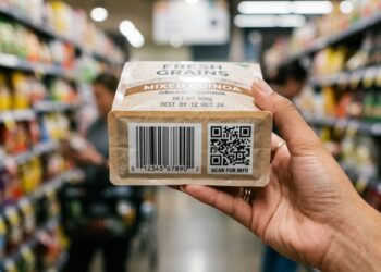 Por que alguns produtos de supermercado têm dois códigos de barras diferentes na mesma embalagem, e qual dos dois o caixa realmente lê primeiro