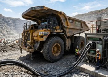 Hina coloca em operação caminhão de mineração com bateria de sódio de 676 kWh que recarrega em 25 minutos e promete 8 mil ciclos
